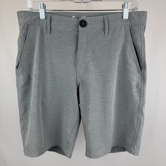 RVCA‎ Dual Purpose Trunk Mens 31 Light Blue Shorts Swim Golf Casual - Picture 1 of 5